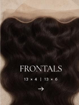 HD lace frontal with a soft wave across the hairline